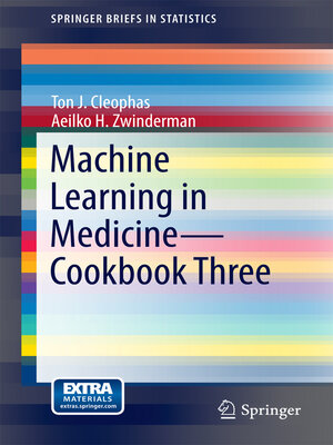 cover image of Machine Learning in Medicine--Cookbook Three